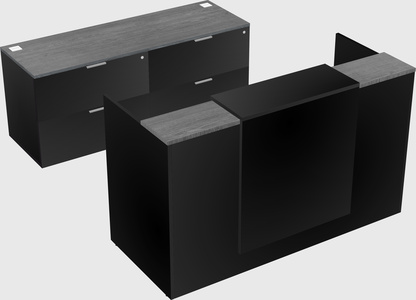 Comptoir d'accueil modulable