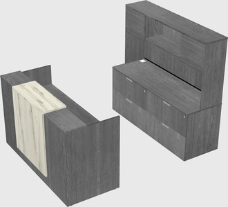Modular reception desk