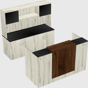 Comptoir d'accueil modulable