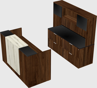 Modular reception desk