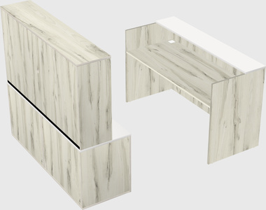 Modular reception desk