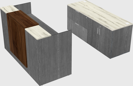 Modular reception desk