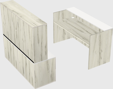 Modular reception desk