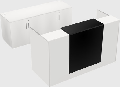 Modular reception desk