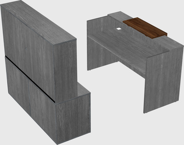 Modular reception desk