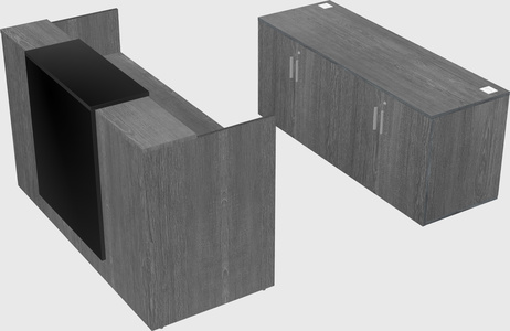 Comptoir d'accueil modulable