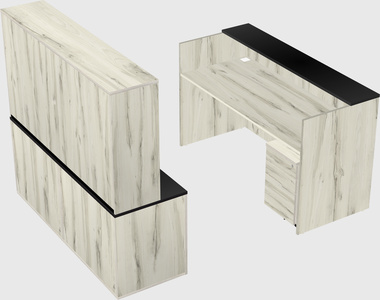 Modular reception desk