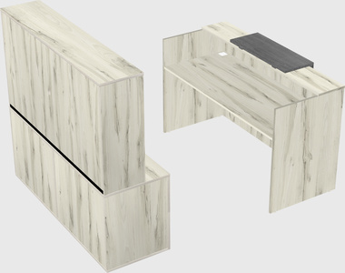 Modular reception desk
