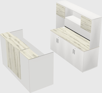 Modular reception desk