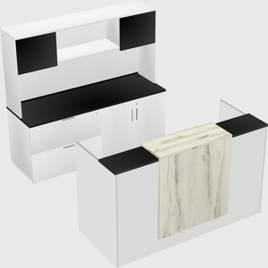 Comptoir d'accueil modulable