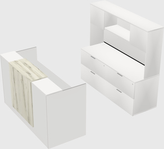 Modular reception desk