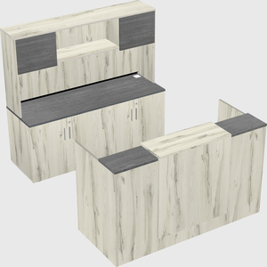 Comptoir d'accueil modulable
