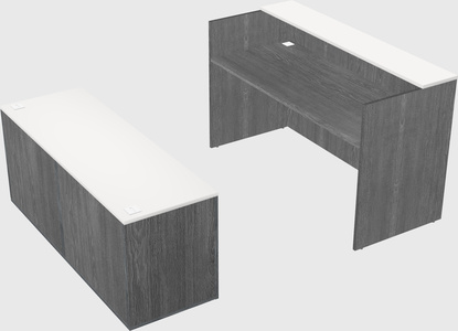 Comptoir d'accueil modulable