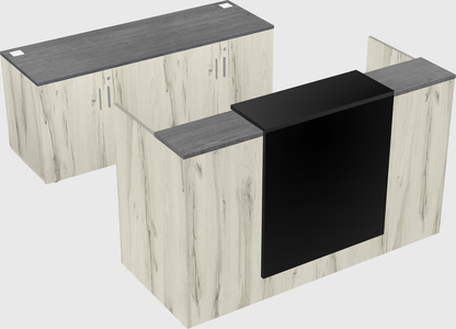 Comptoir d'accueil modulable