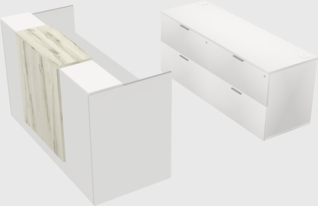 Modular reception desk
