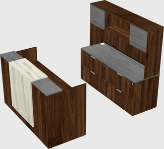 Modular reception desk