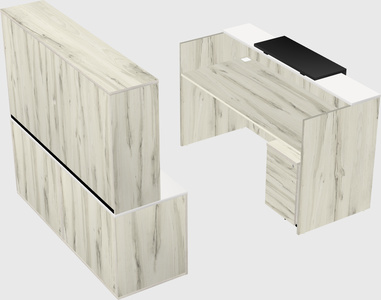 Modular reception desk