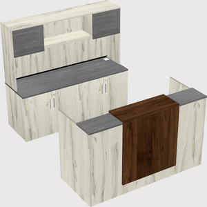Comptoir d'accueil modulable