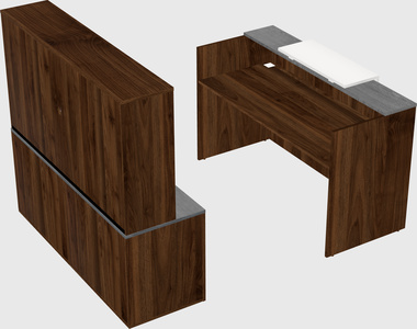 Modular reception desk