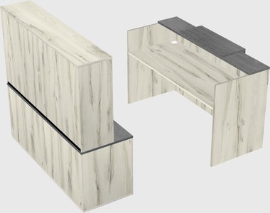Modular reception desk