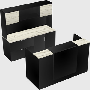 Comptoir d'accueil modulable
