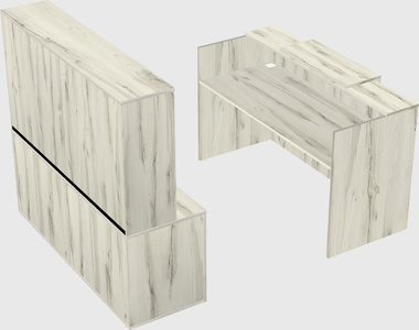 Modular reception desk