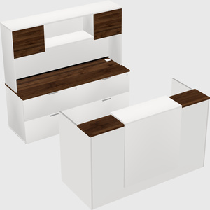 Comptoir d'accueil modulable