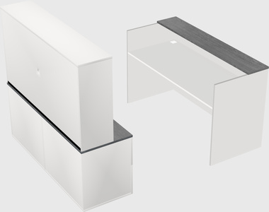 Modular reception desk