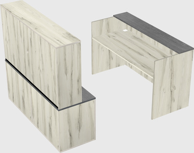 Modular reception desk