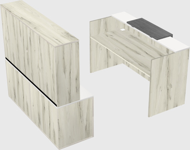 Modular reception desk