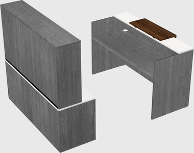 Modular reception desk
