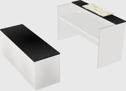Modular reception desk