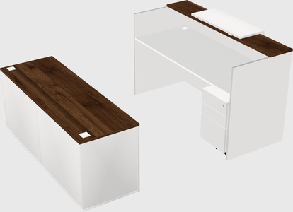 Comptoir d'accueil modulable