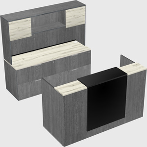 Comptoir d'accueil modulable