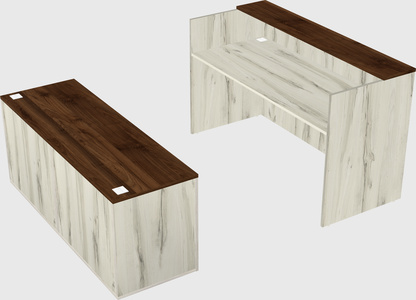 Comptoir d'accueil modulable