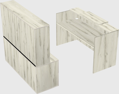Modular reception desk