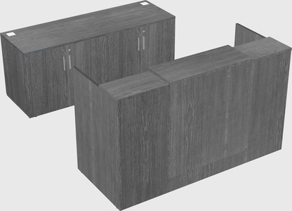 Comptoir d'accueil modulable