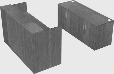 Comptoir d'accueil modulable