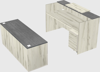 Modular reception desk