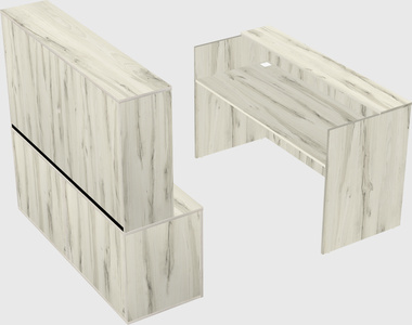Modular reception desk