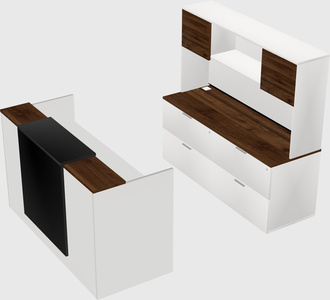 Modular reception desk