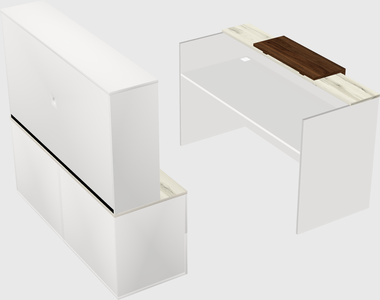 Modular reception desk