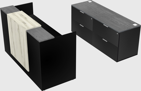 Modular reception desk