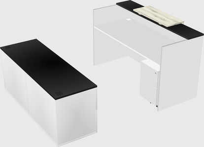 Modular reception desk