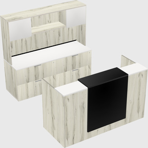 Comptoir d'accueil modulable