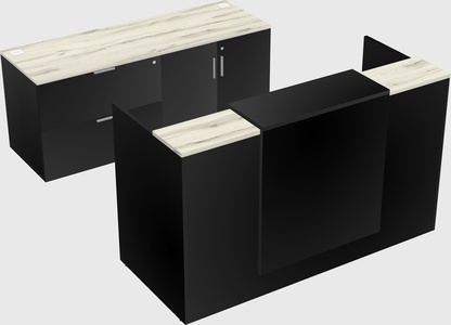 Comptoir d'accueil modulable