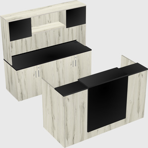 Comptoir d'accueil modulable