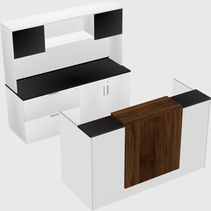 Comptoir d'accueil modulable