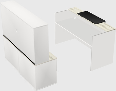 Modular reception desk