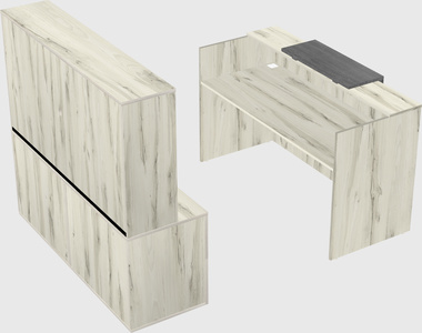 Modular reception desk